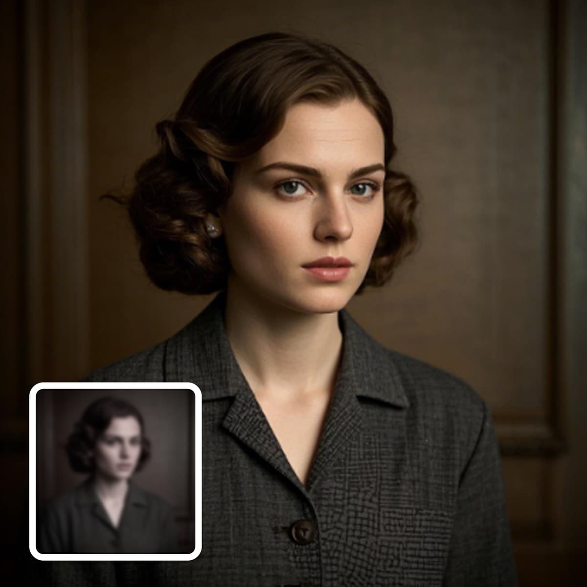 AI photo restoration