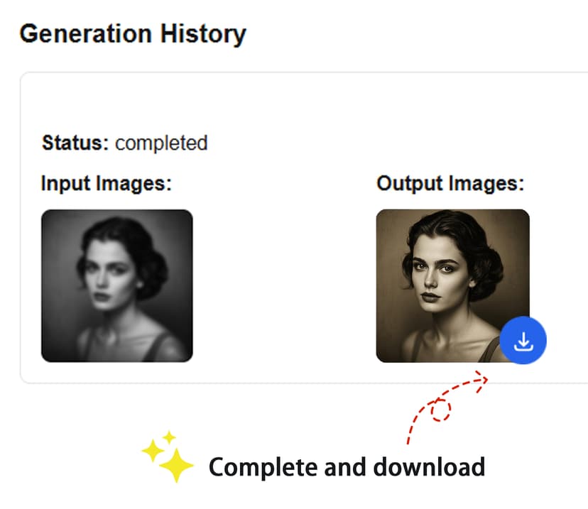 Download Your Enhanced Photo