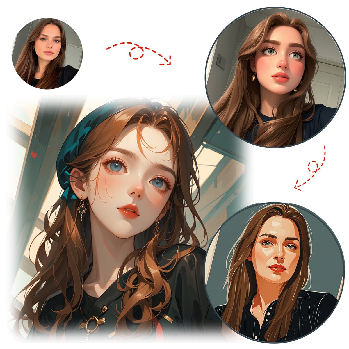 Full body portraits
